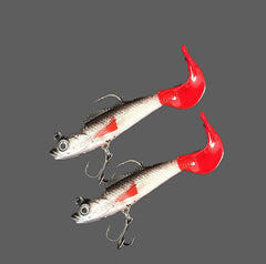 New Lot 2 pcs Kinds of Fishing Lures Crankbaits Hooks Minnow Baits Tackle MGCA