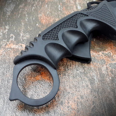 TACTICAL COMBAT KARAMBIT NECK KNIFE Survival Hunting BOWIE